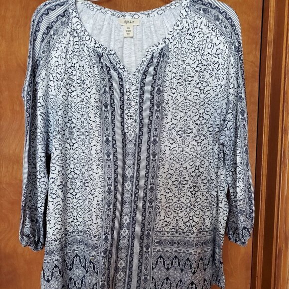 Style & Co. Tops - Style & Co Tunic Top XL